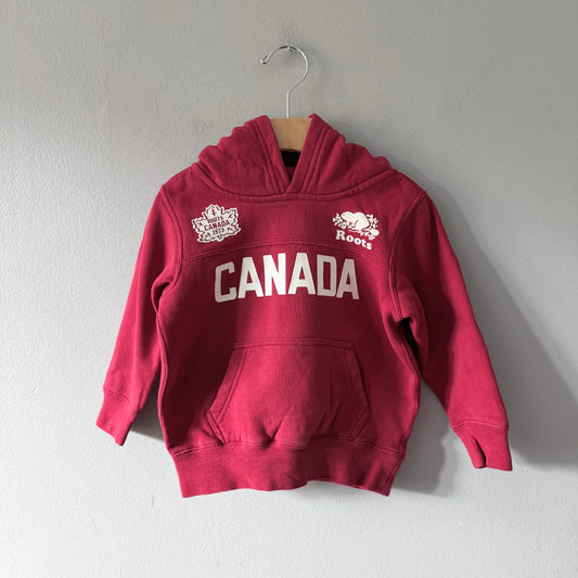 Roots / Red Canada hoodie	/ 3T