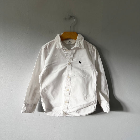 H&M / White shirt / 4-5Y