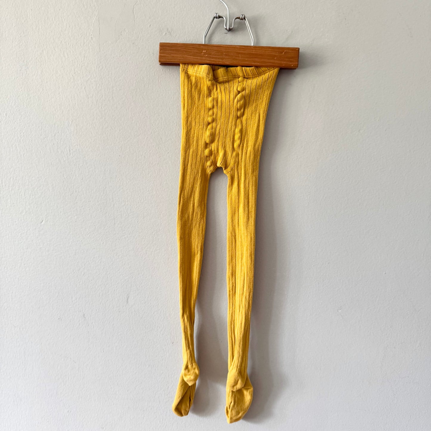 No brand / Mustard tights / 5-6Y