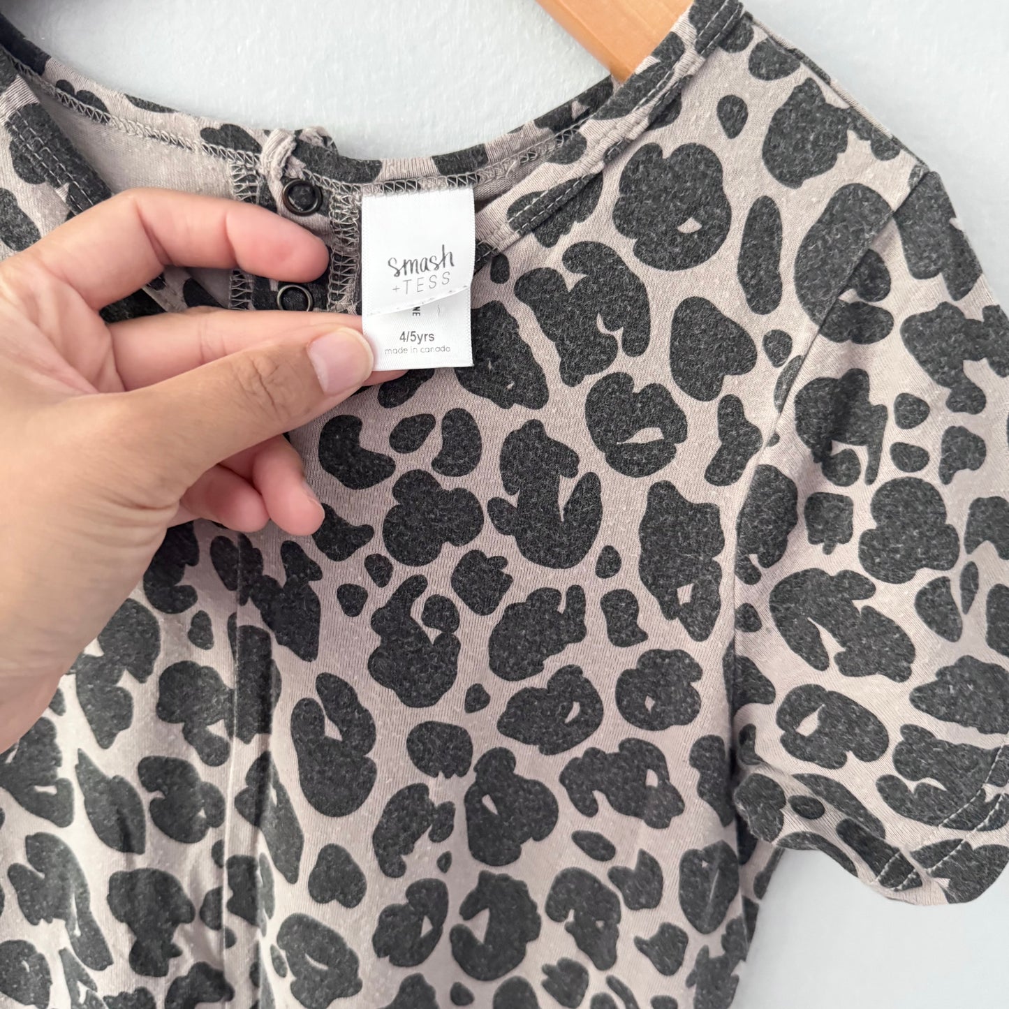 Smash + Tess / Leopard romper / 4-5Y