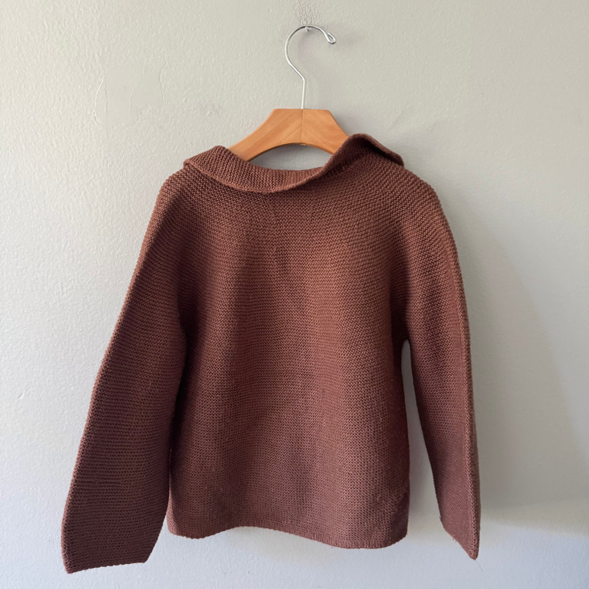 Zara / Brown knit cardigan / 4-5Y