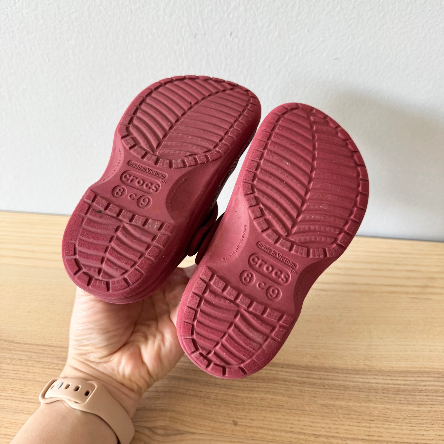 Crocs / Sabot doublé polaire / US8-9