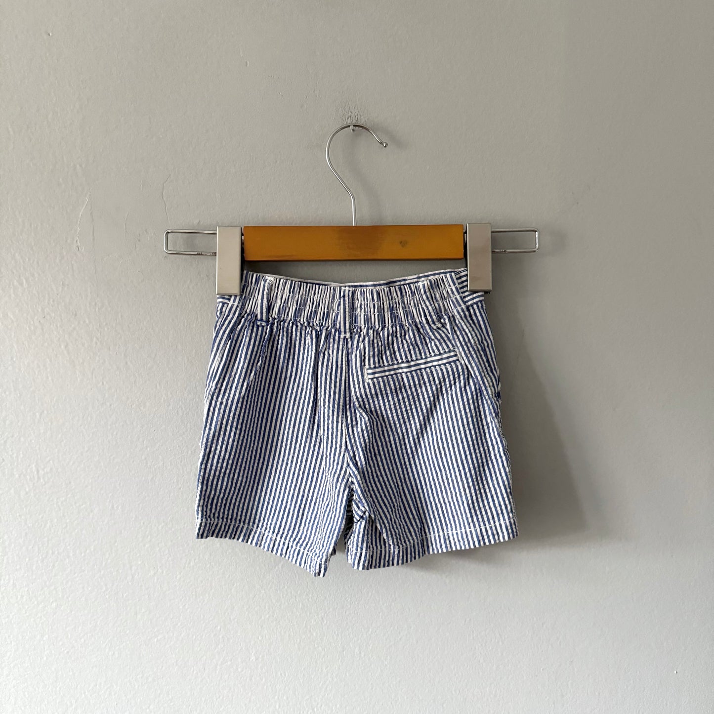 Polo Ralph Lauren / White x blue stripe shorts / 12M