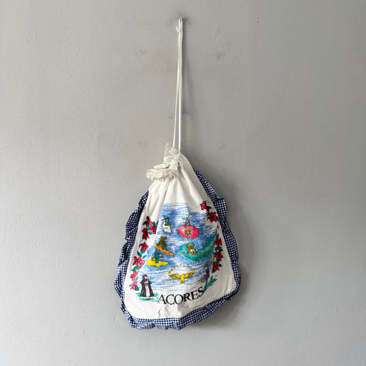 Vintage / Drawstring bag