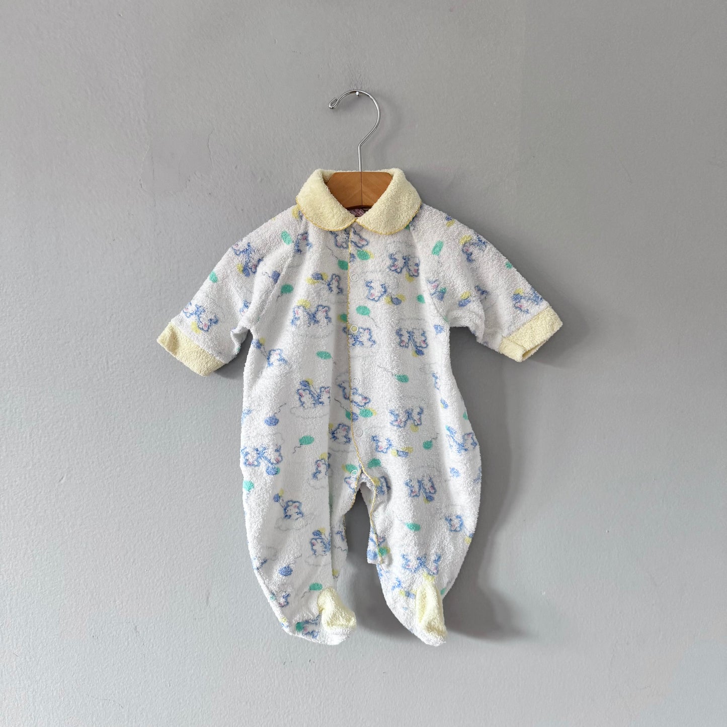Vintage / Barboteuse en tissu éponge / 3-6M