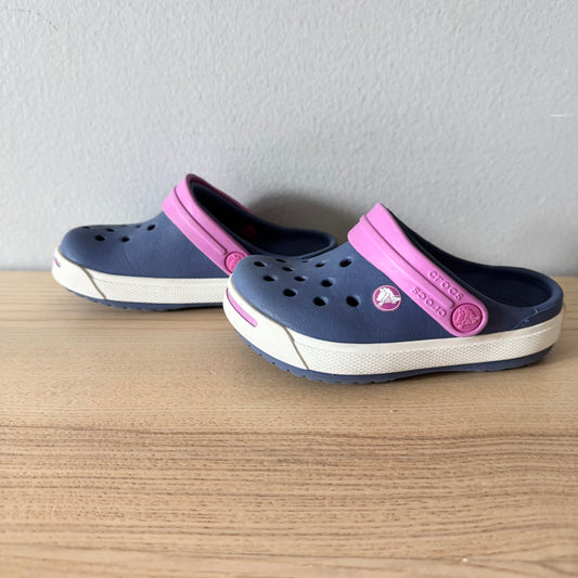 Crocs / Navy/Purple clog / US6-7