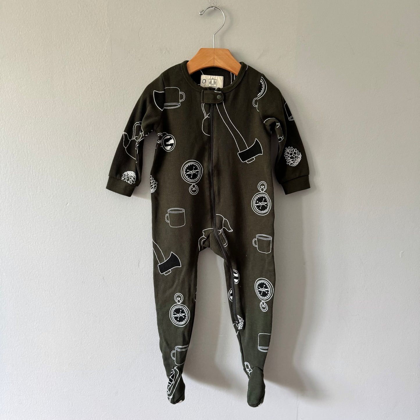 Arborist / Dark green romper / 18-24M