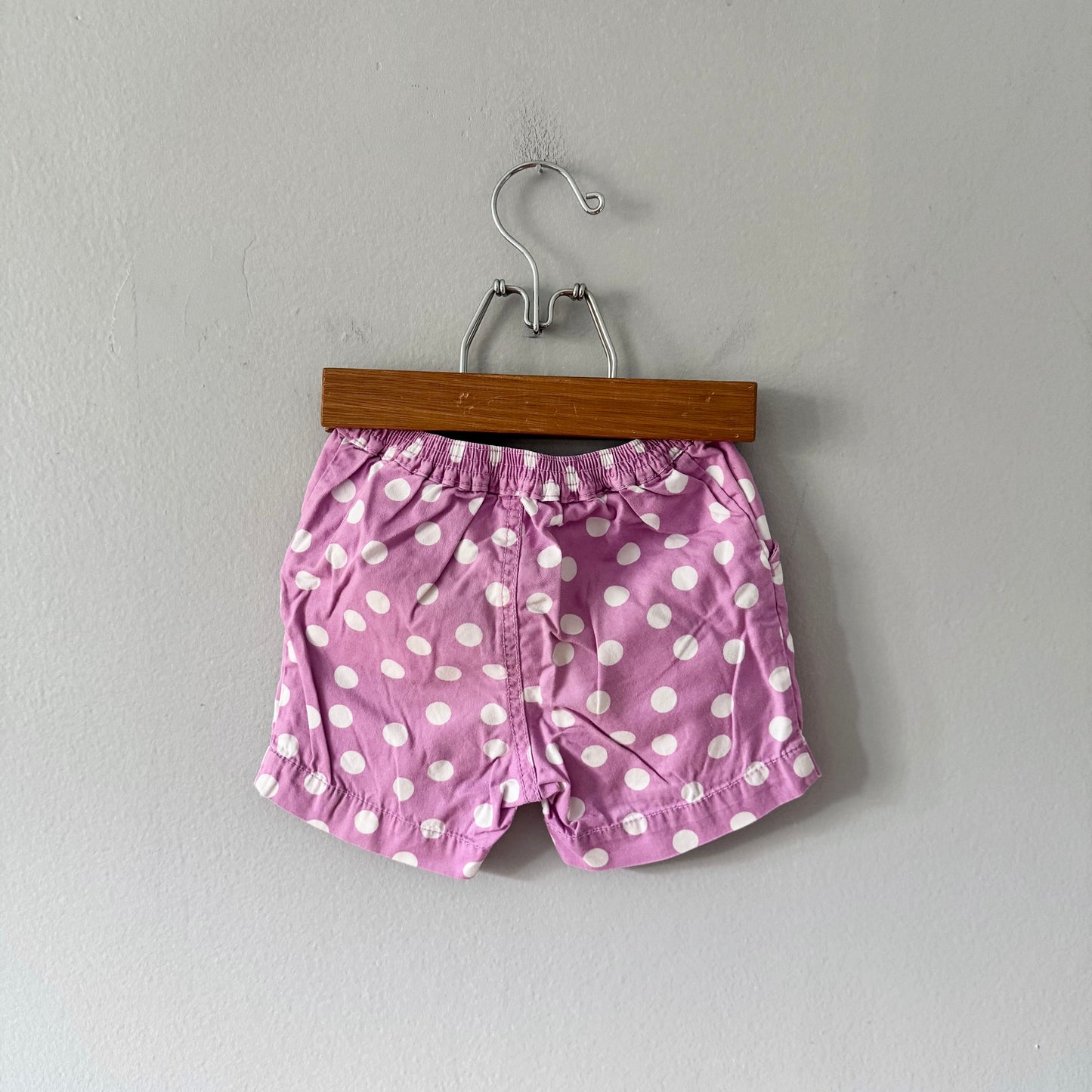 No brand / Pink purple x dots shorts / 12-18M