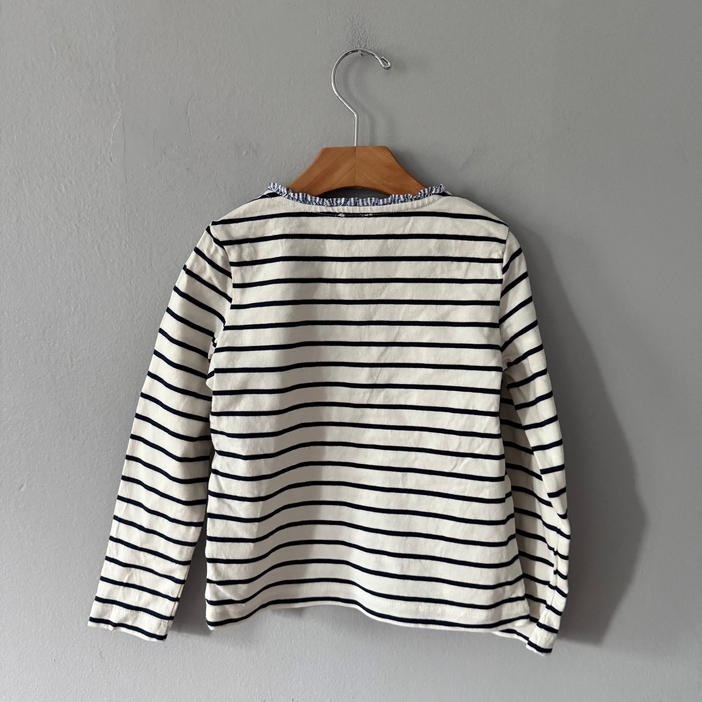 Crewcuts / Stripe long sleeve with collar / 4-5Y