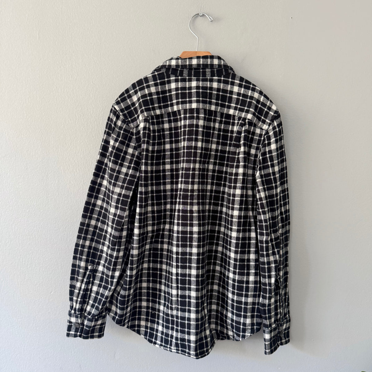 Polo Ralph Lauren / Black white flannel shirt / 10-12Y