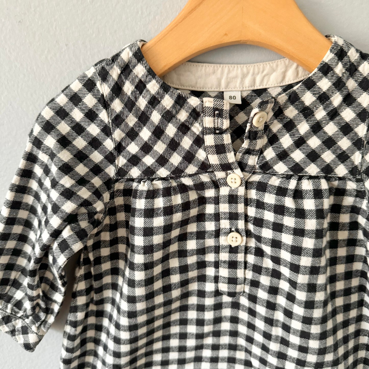 Muji / Flannel dress / 80cm(12M)