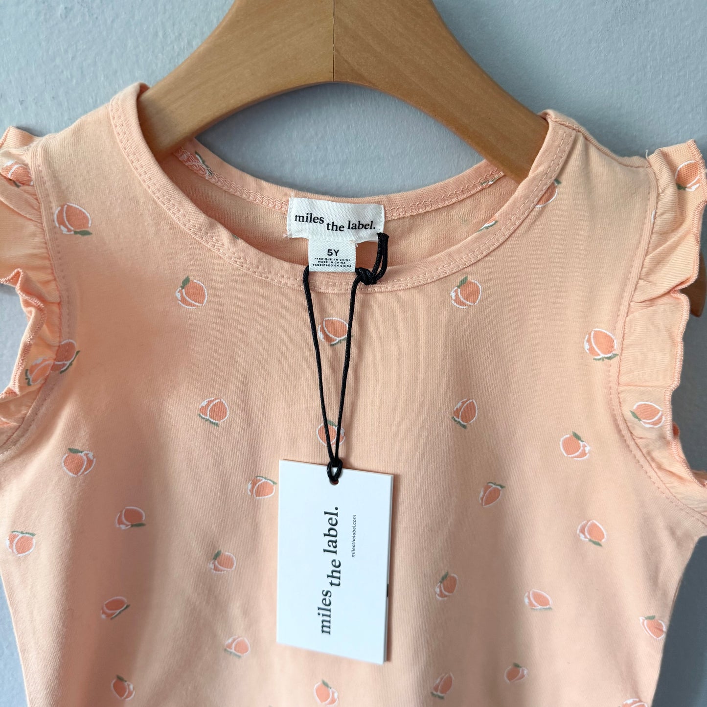 Miles the label / Orange apricot tank / 5Y - New with tag