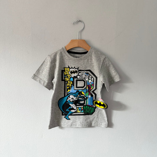 Batman / Light grey T-shirt / 2T - New with tag