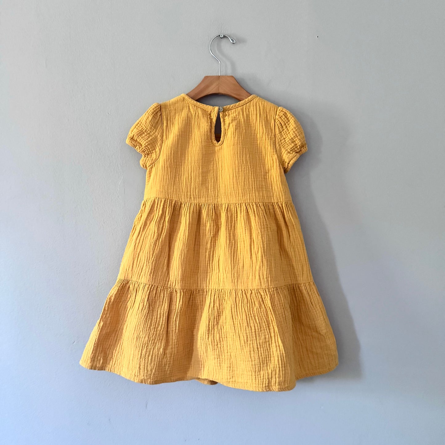 Isaac Mizrahi / Yellow muslin dress / 5-6Y