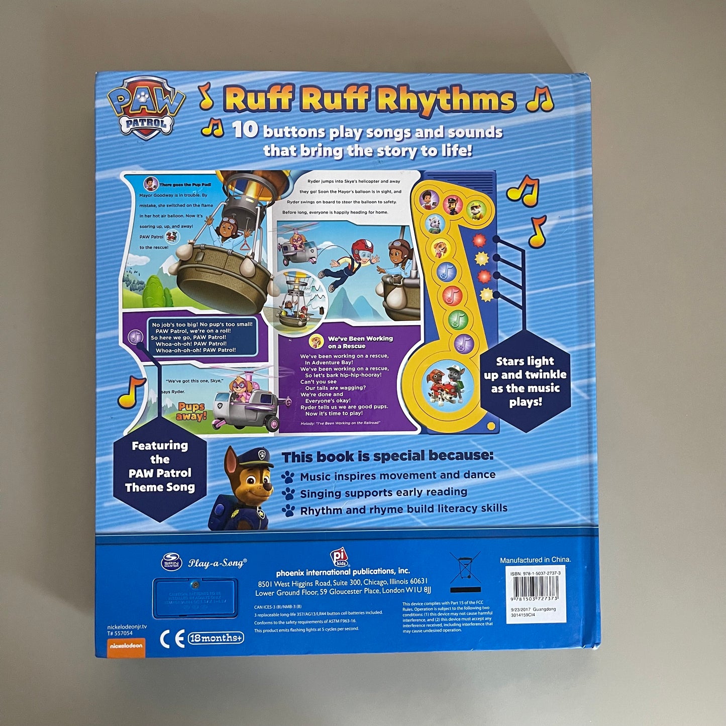 Paw Patrol - Ruff Ruff Rhythms (Sound Book)