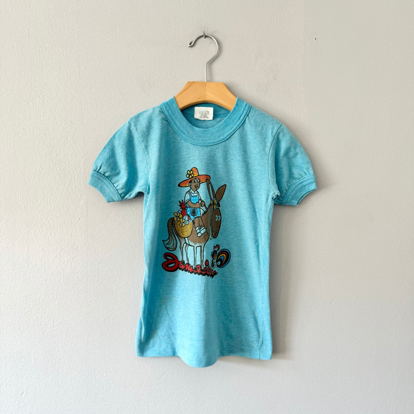 Vintage / Blue T-shirt - Jamaica / 6-8Y