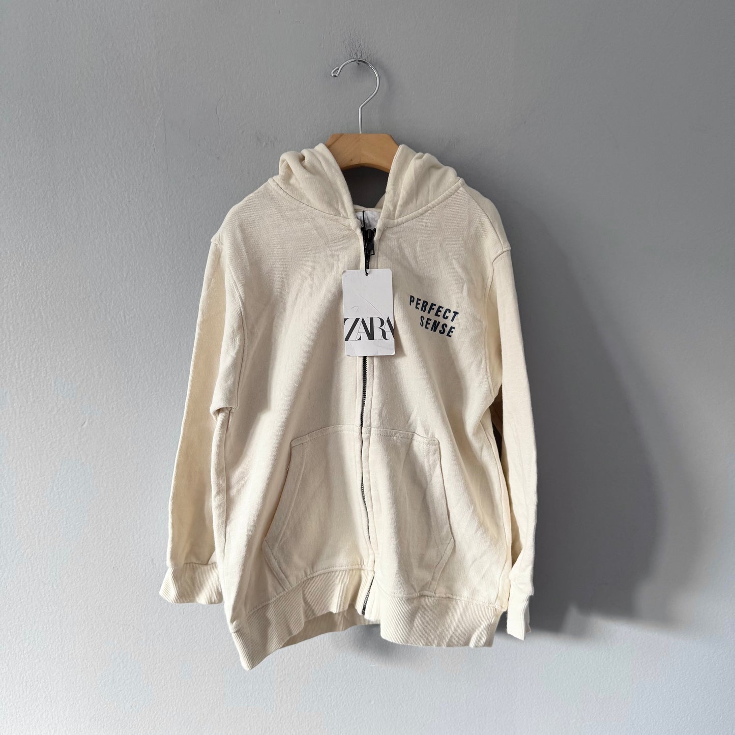 Zara / Perfect sense zip up hoodie / 8Y - New with tag