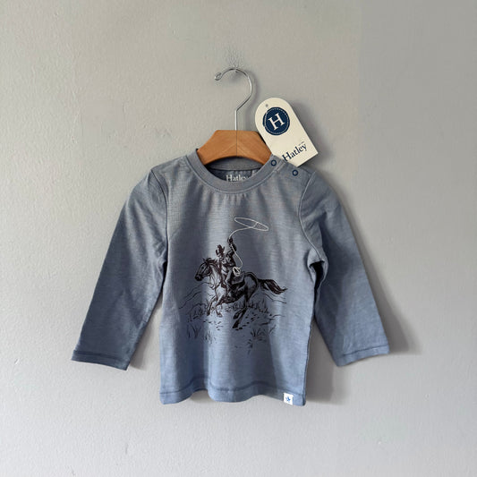 Hatley / Blue long sleeve / 18-24M - New with tag