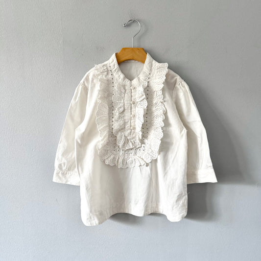 H&M / White blouse / 8-9Y - New without tag