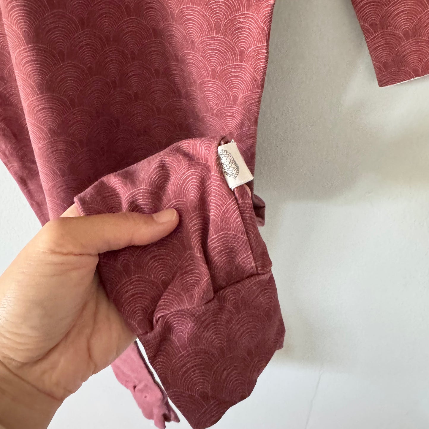 Pine Baby Co. / Burgundy romper / 18-24M