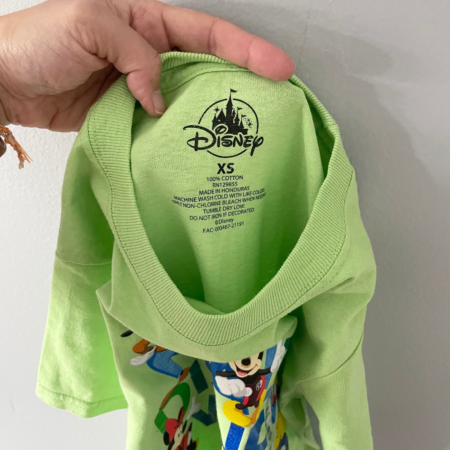 Disney / Disney World T-shirt / XS(8Y) - New with tag