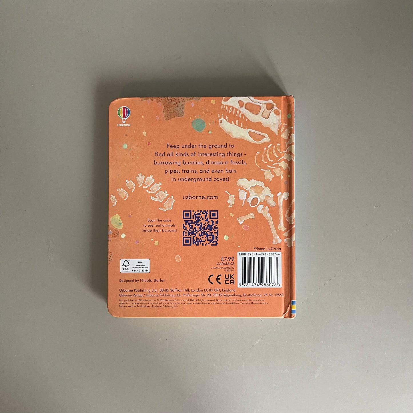 Usborne Peep Inside - Under the Ground