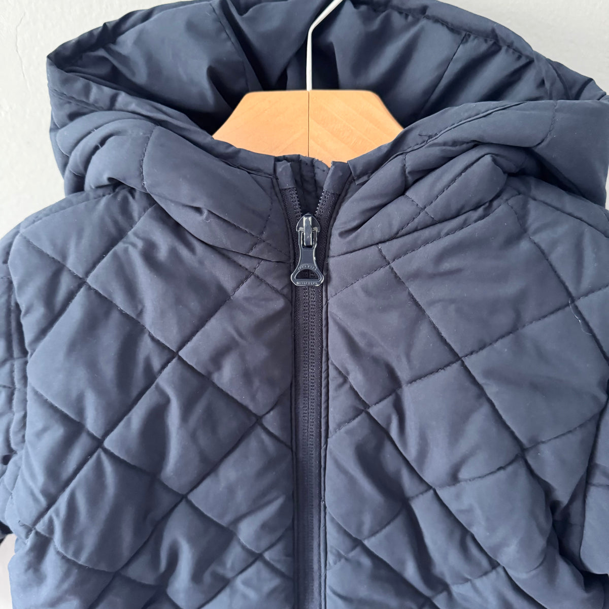 Zara / Navy fleece lined jacket / 2-3Y