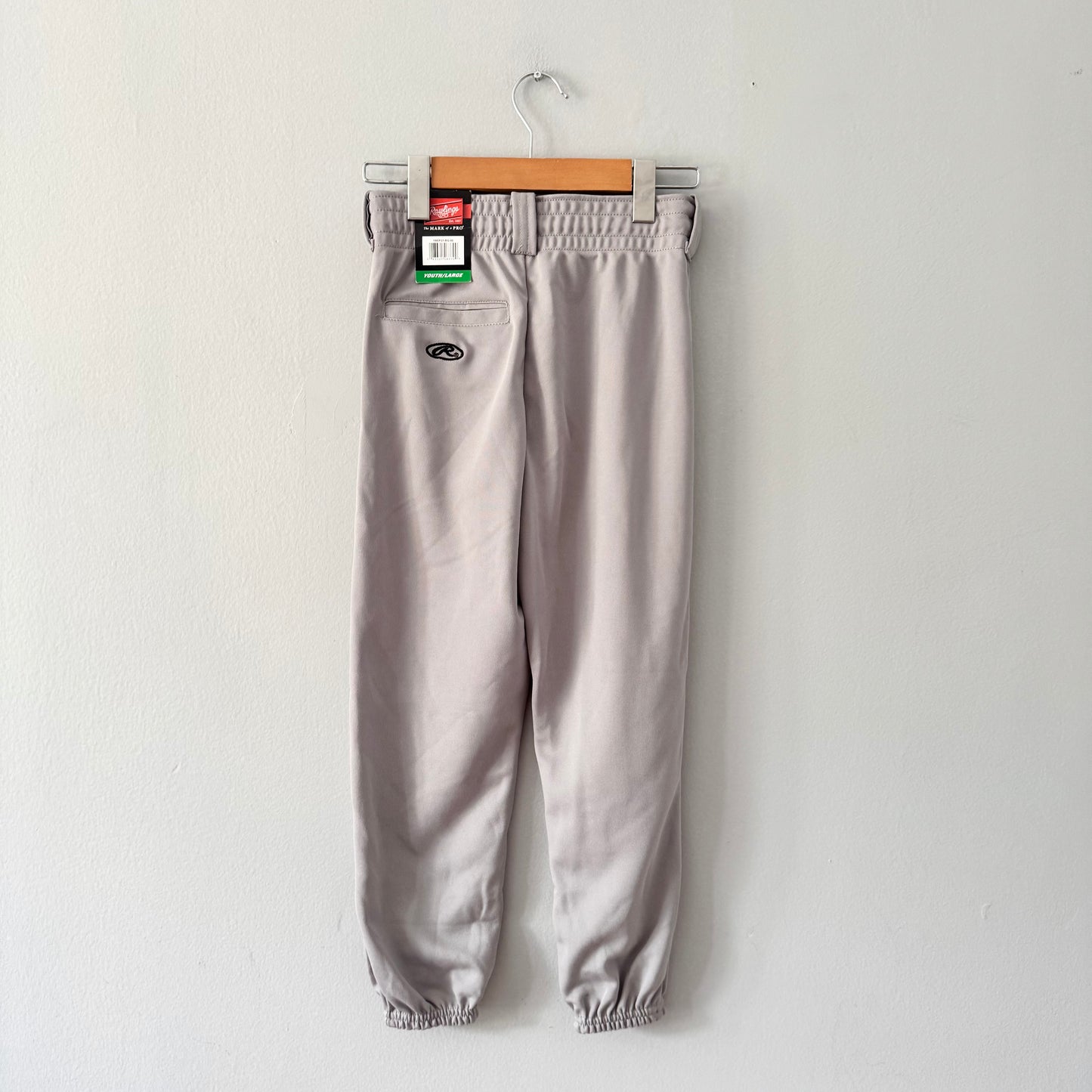 Rawlings / Light grey baseball pants / Youth L - New with tag