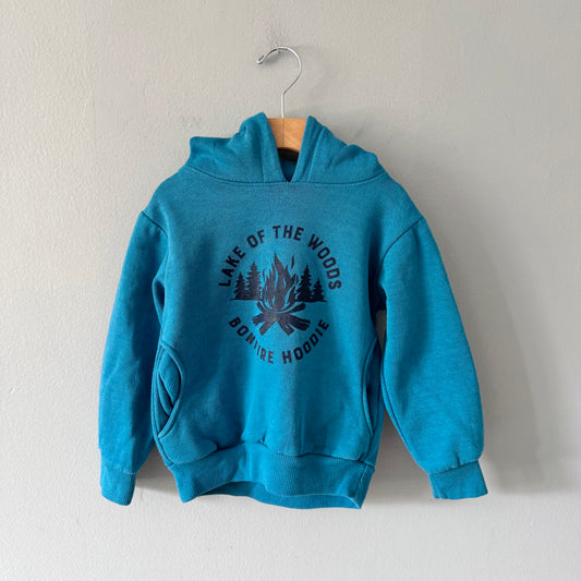 River Wear / Blue hoodie / 2Y