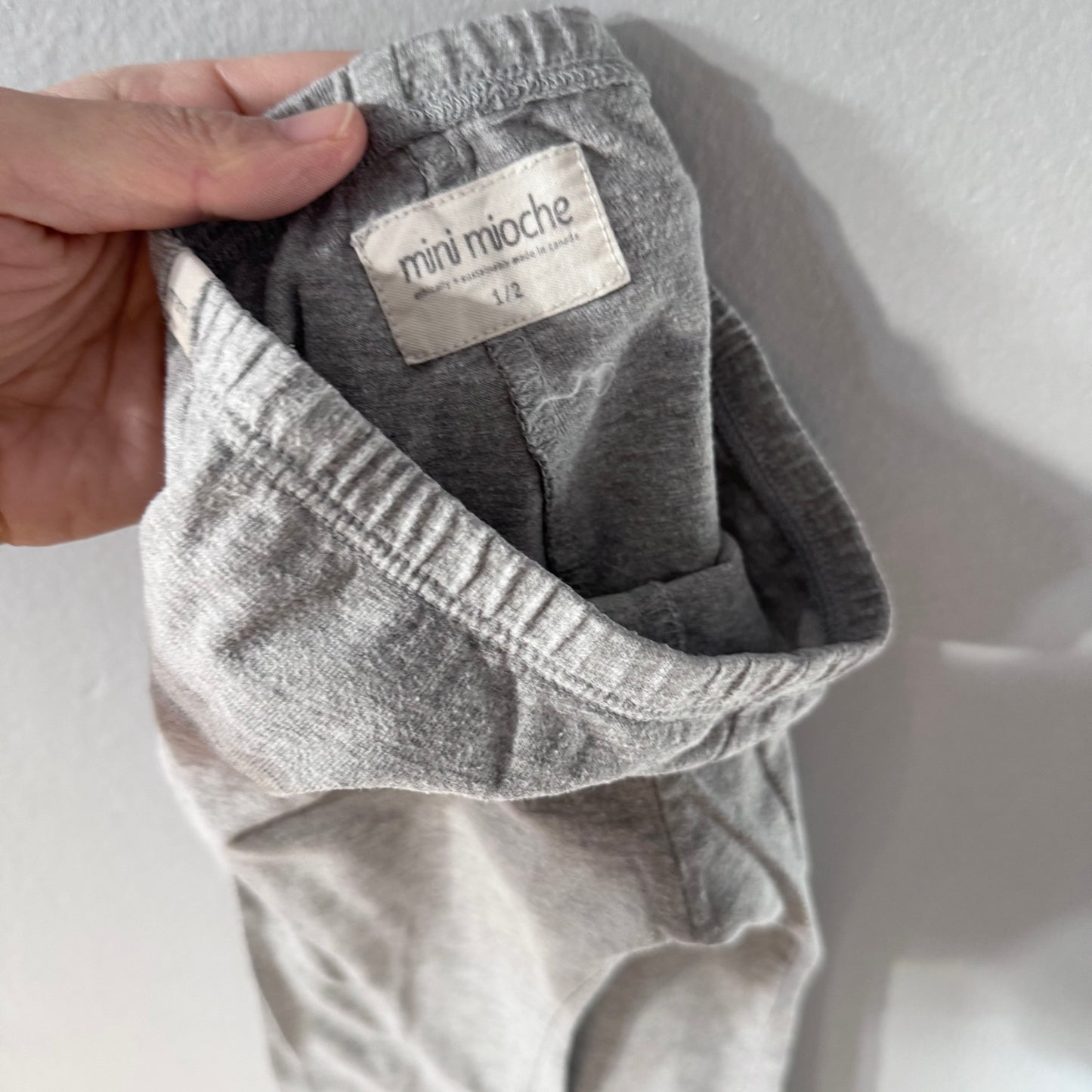 Mini Mioche / Light grey leggings / 1-2Y