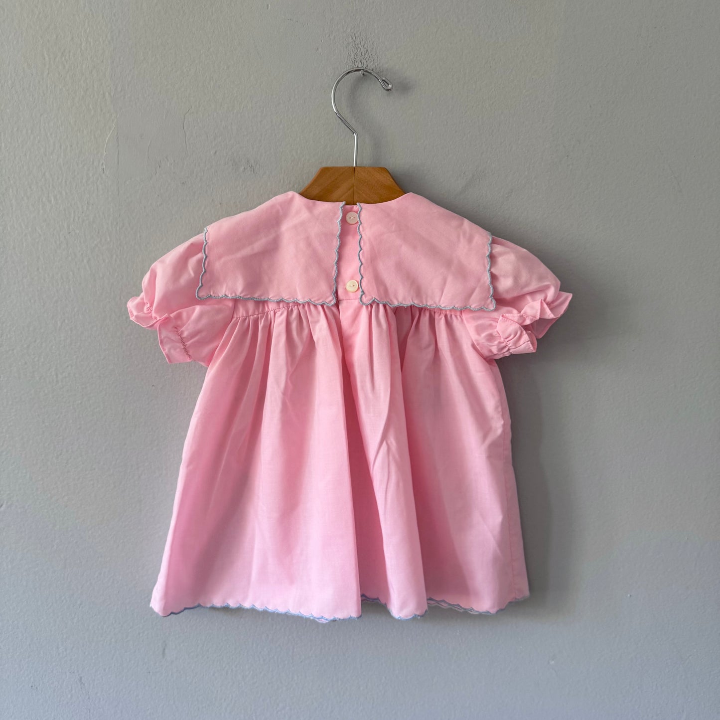 Vintage / Pink blouse dress / 18M