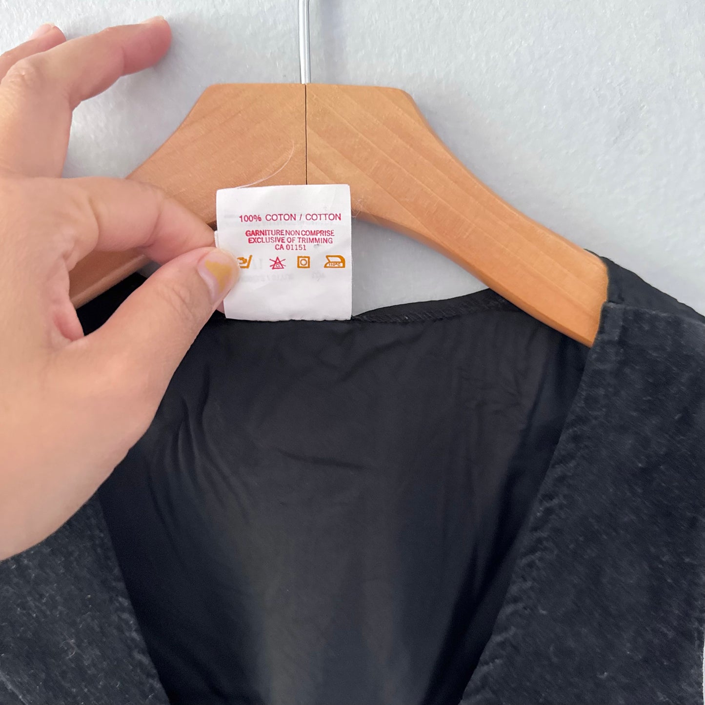 Vintage Sears / Black velour vest / 6Y(Fits 3Y+)