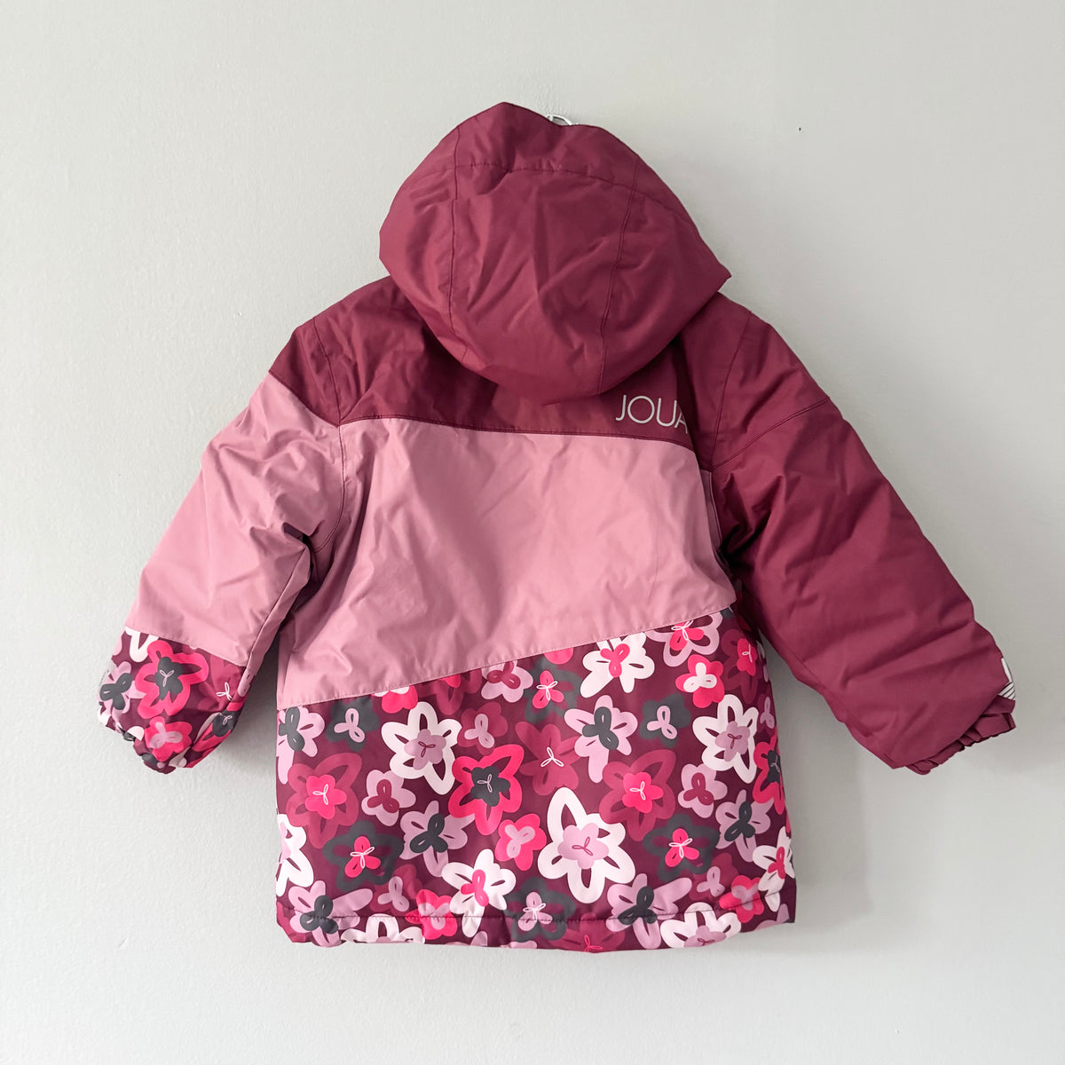 Joua / Purple floral snow jacket / 4Y - New