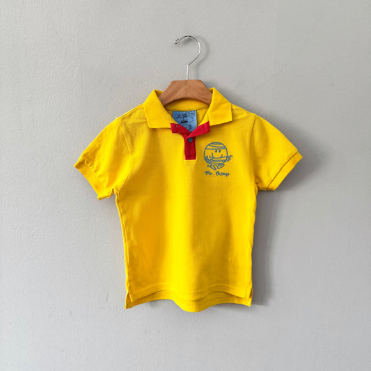 Mr. Men & Little Miss / Yellow polo shirt / 5-6Y
