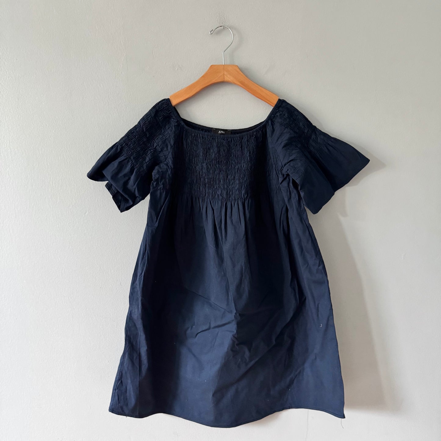 Zuiki / Navy cotton dress / 8-9Y