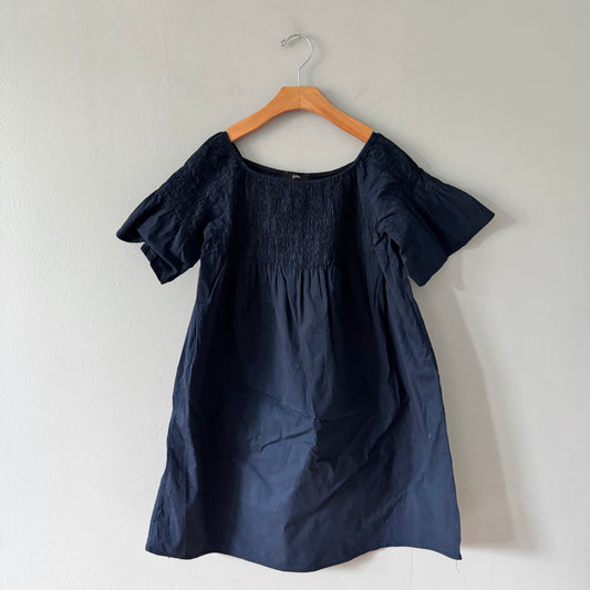 Zuiki / Navy cotton dress / 8-9Y