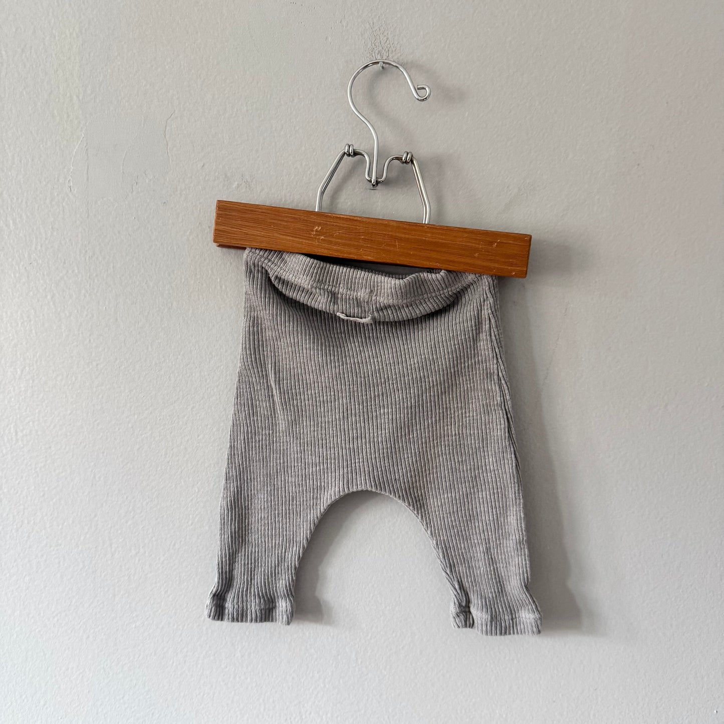 Tocoto / Light grey ribbed leggings / 1M