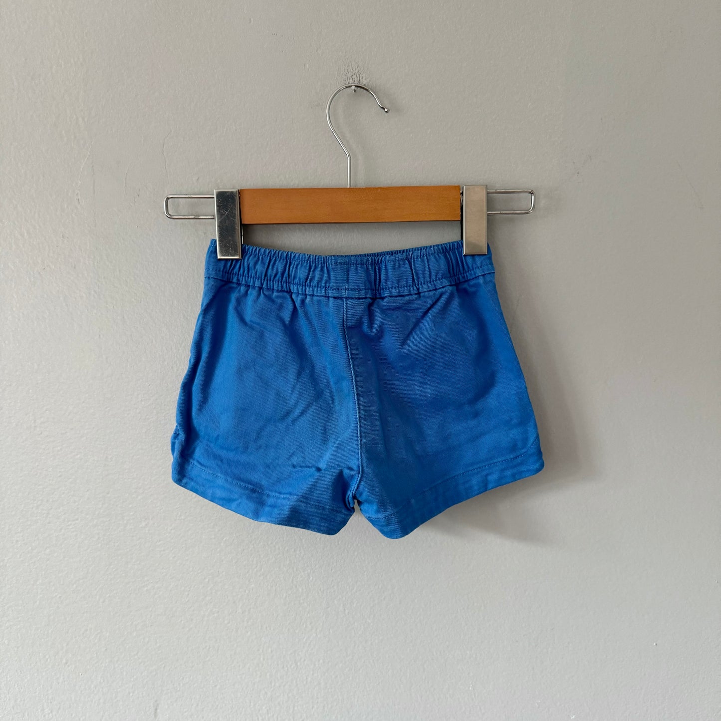 Crewcuts / Girls' fishtail-hem short in chino - Blue / 3Y