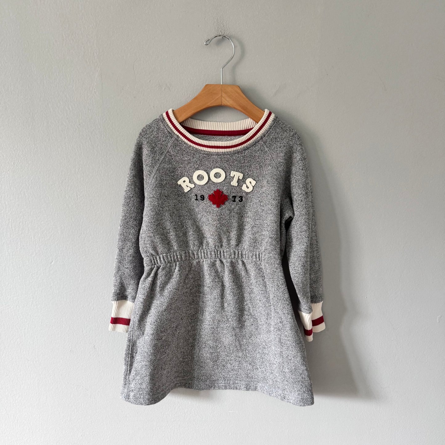 Roots Cabin / Salt and pepper crew cress / 4T