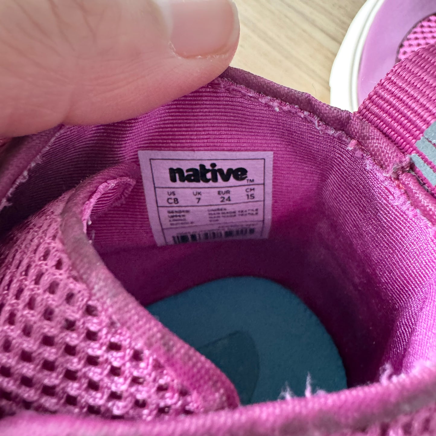 Native / Mesh velcro shoes / US8