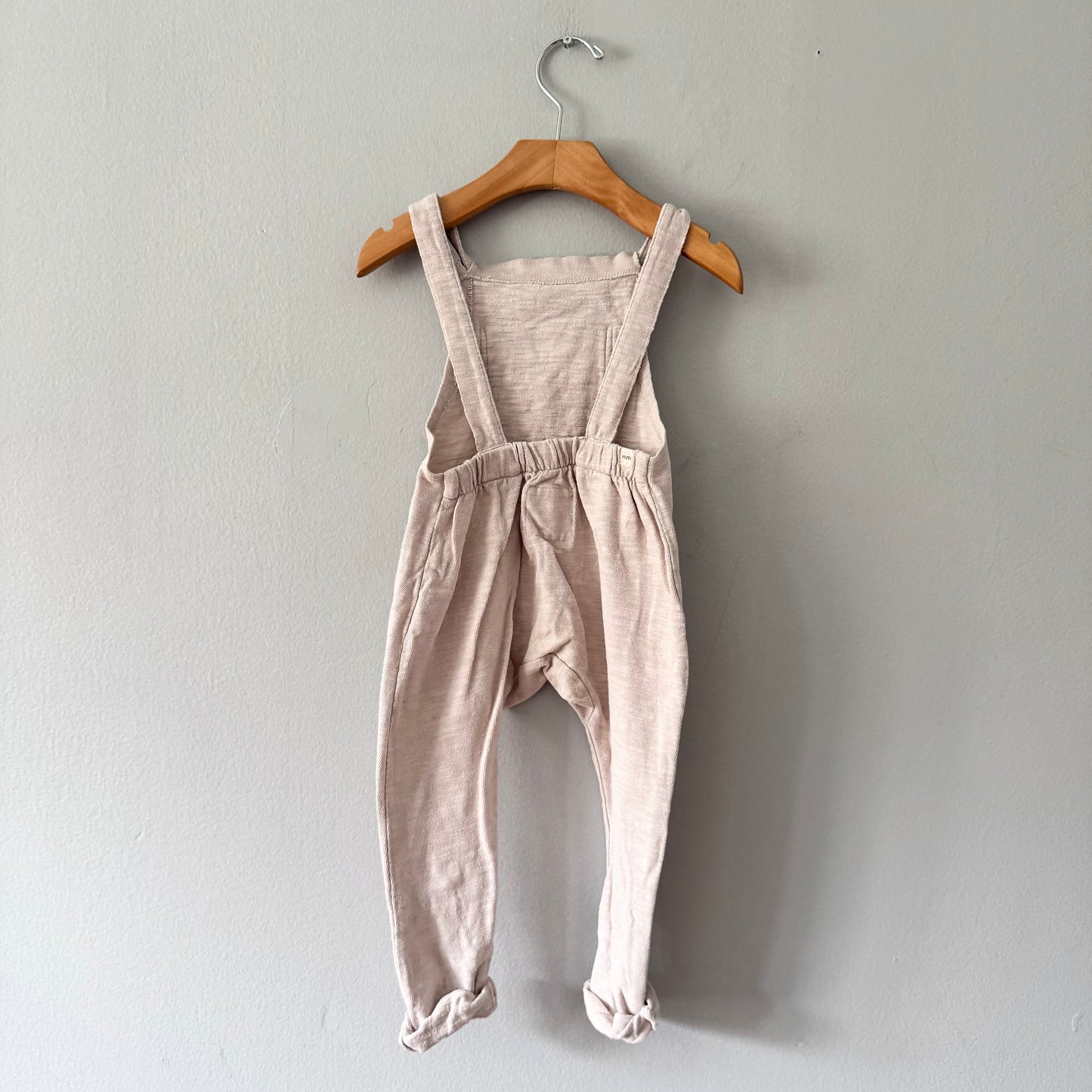 Mini mioche / Ivory overalls / 12-18M