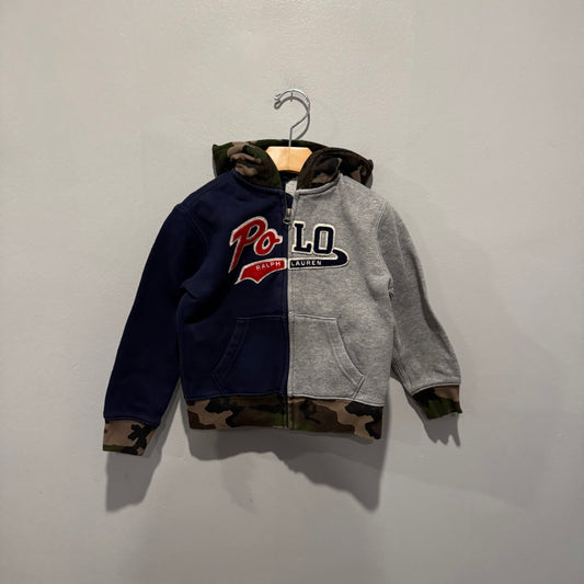 Polo Ralph Lauren	/ Multi colour x camo zip up hoodie / 4T