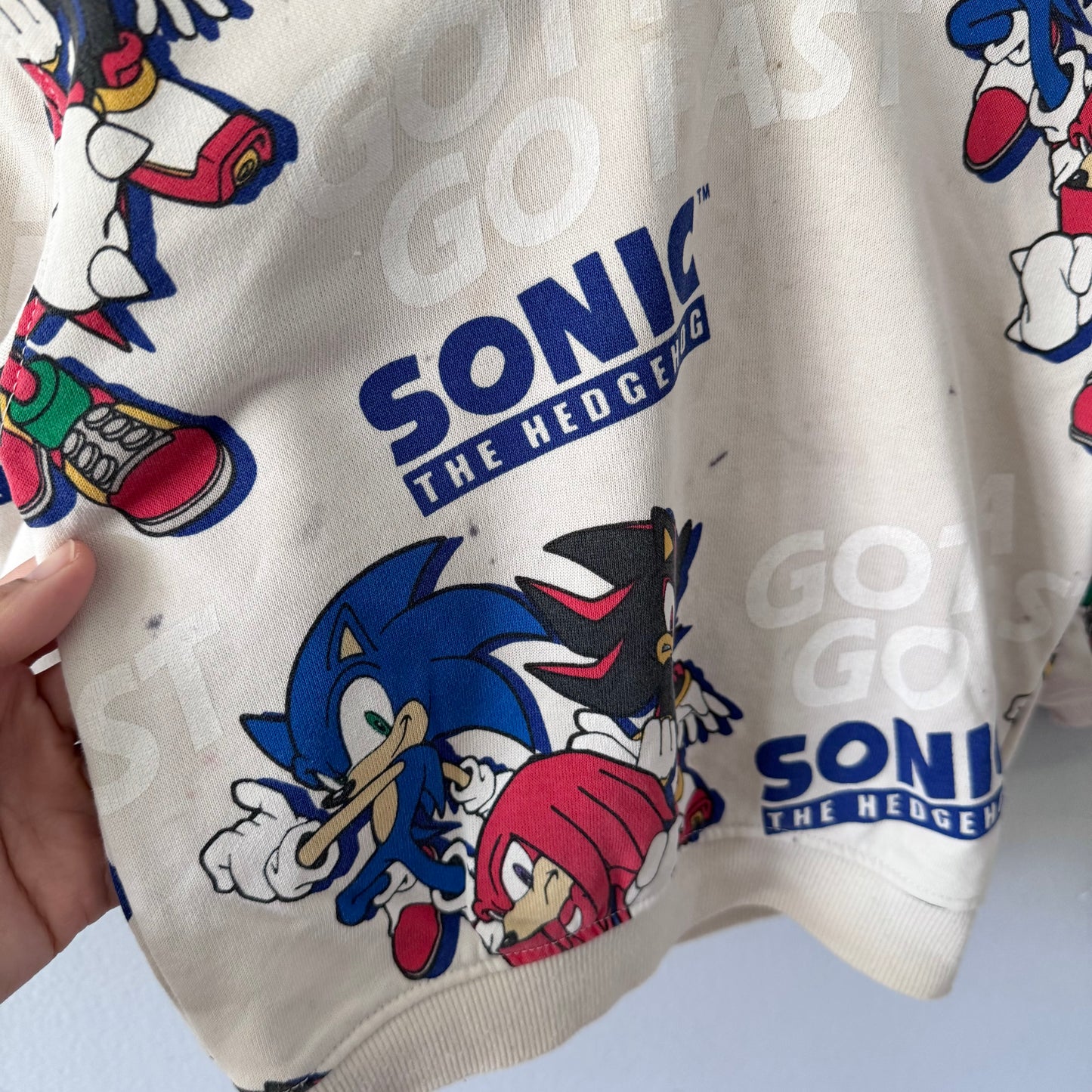 H&M / Sonic hoodie / 18-24M