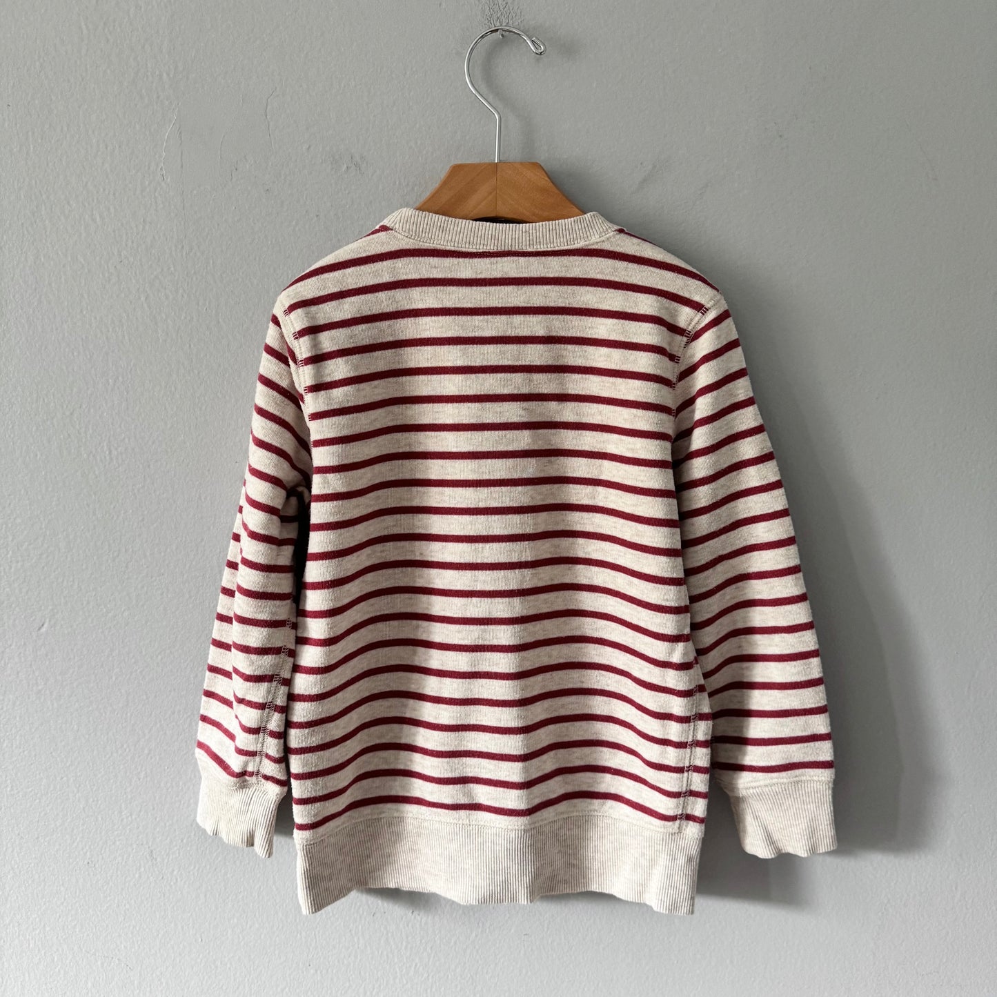 Muji / Stripe crew tunic / 6Y