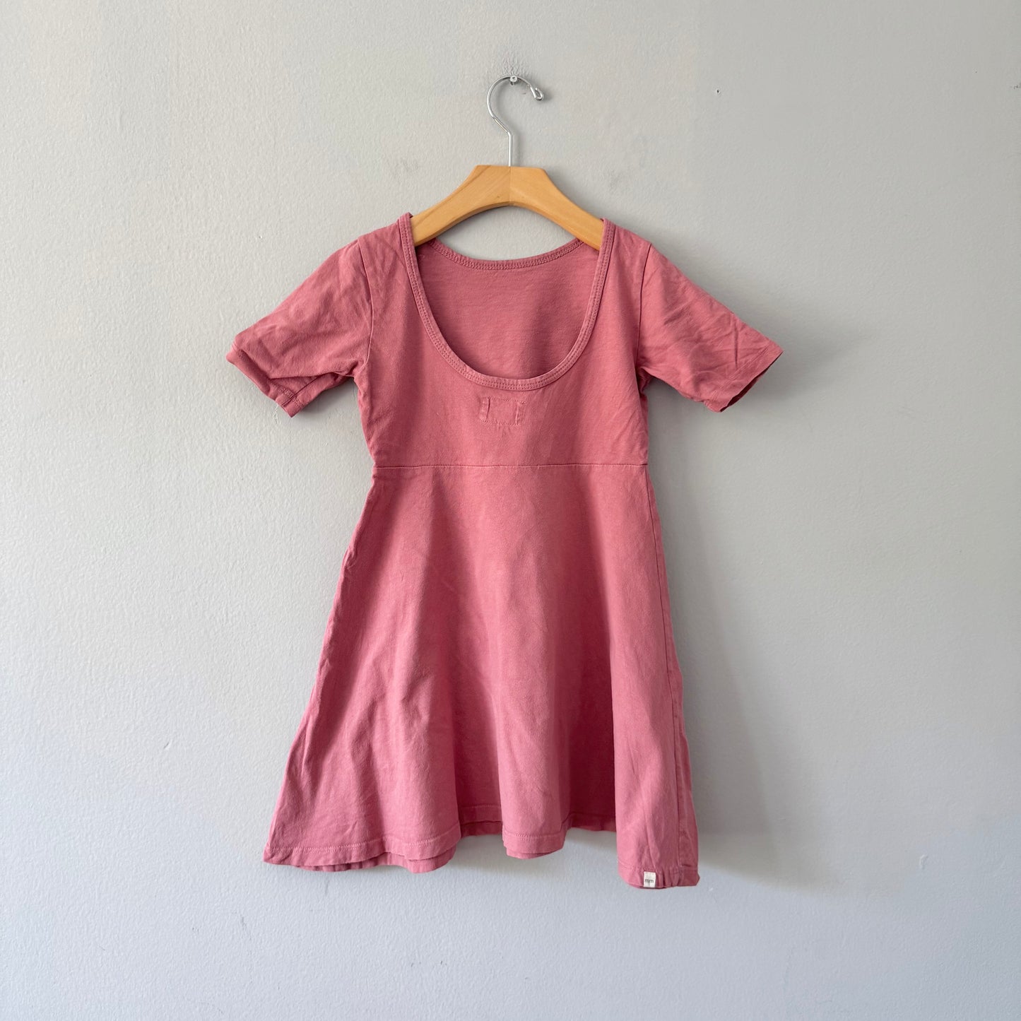 Mini mioche / Smokey red twirl dress / 5-6Y