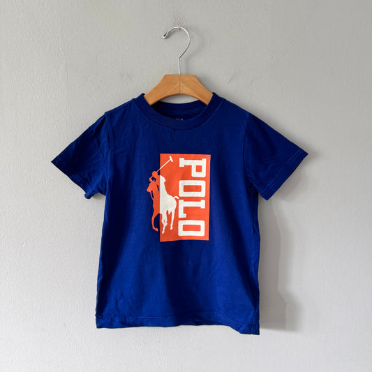 Polo Ralph Lauren / Blue x orange T-shirt / 5Y