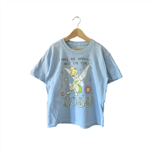 Disney / Tinker bell blue T-shirt / 4-5Y(Fits large)