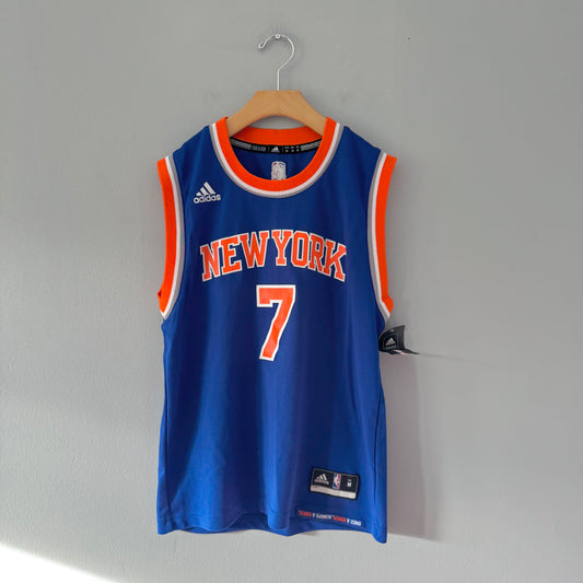 NBA / Adidas New York jersey #7 / Adult M(10-12Y) - New with tag