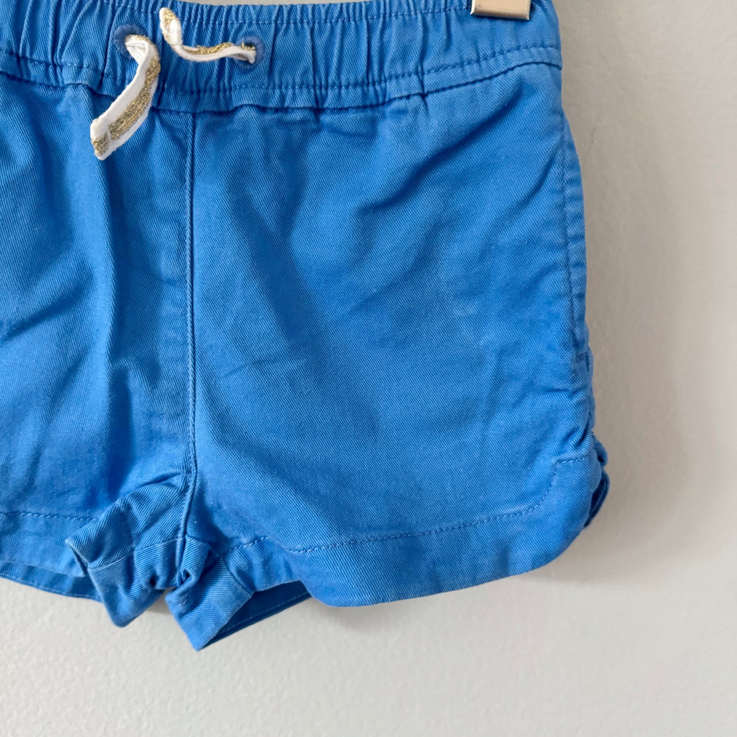 Crewcuts / Girls' fishtail-hem short in chino - Blue / 3Y