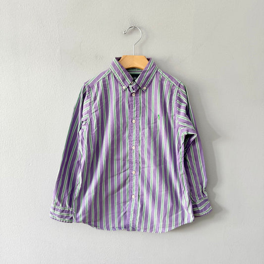 Polo Ralph Lauren / Purple stripe shirt / 6Y